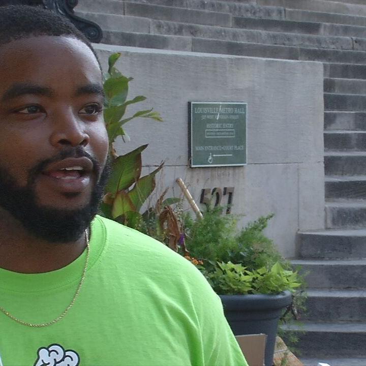 Anthony Gaines at Colors Newspaper religious ceremony 8-16-20